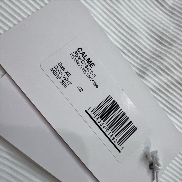 Johnny Was Calme Endurance Cross Back Tank - Picture 2 of 8